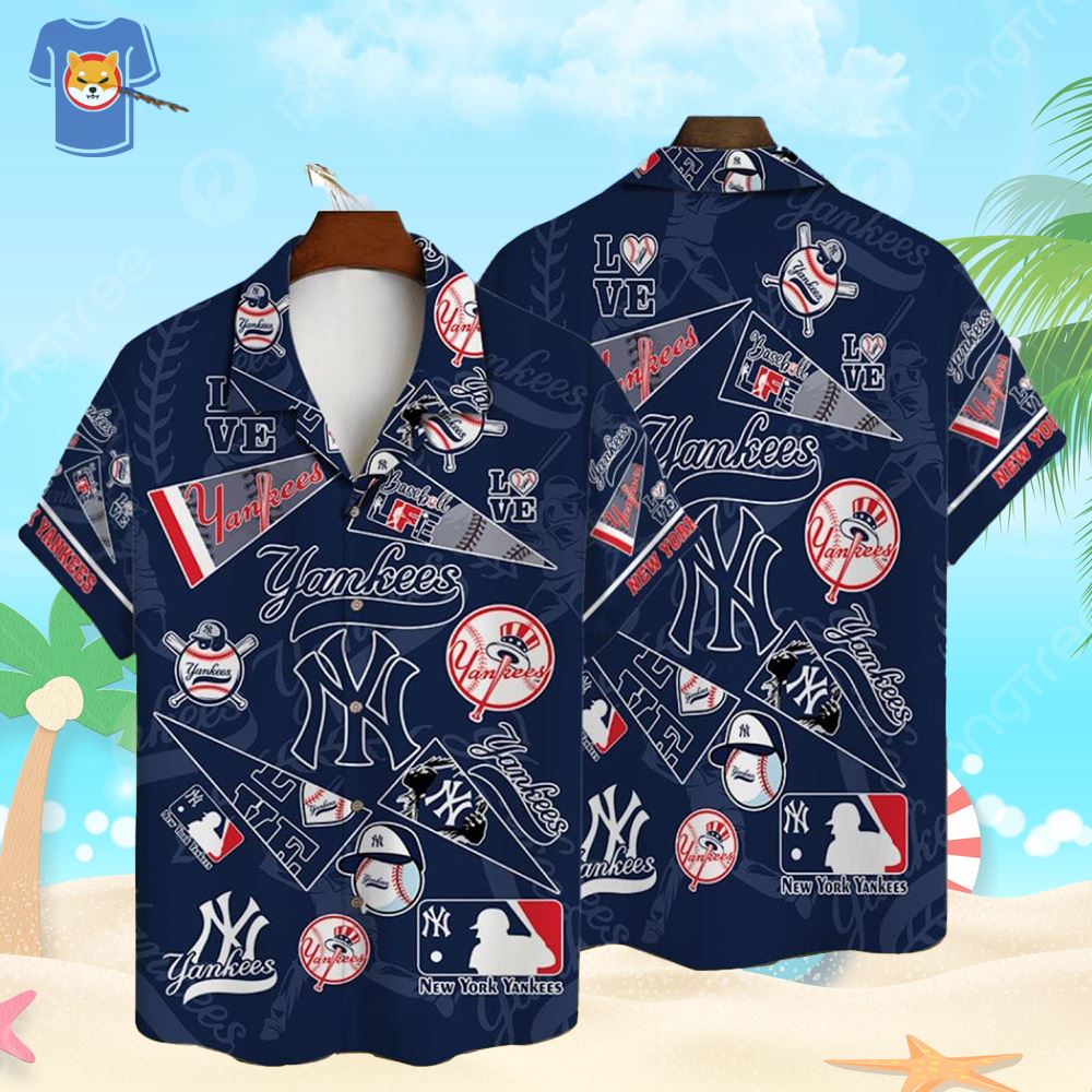 Hawaiian Shirts For Men Yankee Hawaiian Shirts Custom Name And
