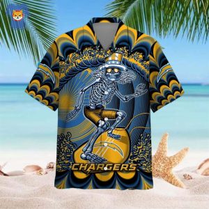 Los Angeles Chargers Hawaiian Shirts
