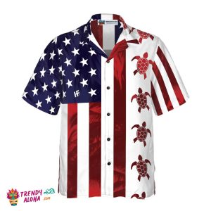 American Flag Hawaiian Shirt