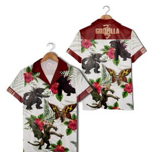 Godzilla Titan Hawaiian Unisex Shirts Hawaiian Shirt