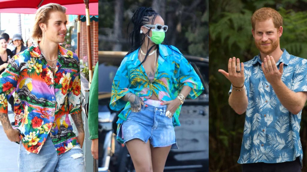 celebrity wears hawaiian shirts 1