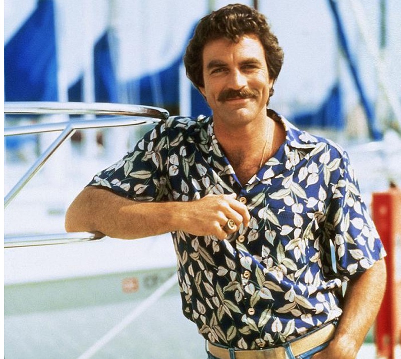 Tom Selleck wears hawaiian shirts celebrity wears hawaiian shirts 2