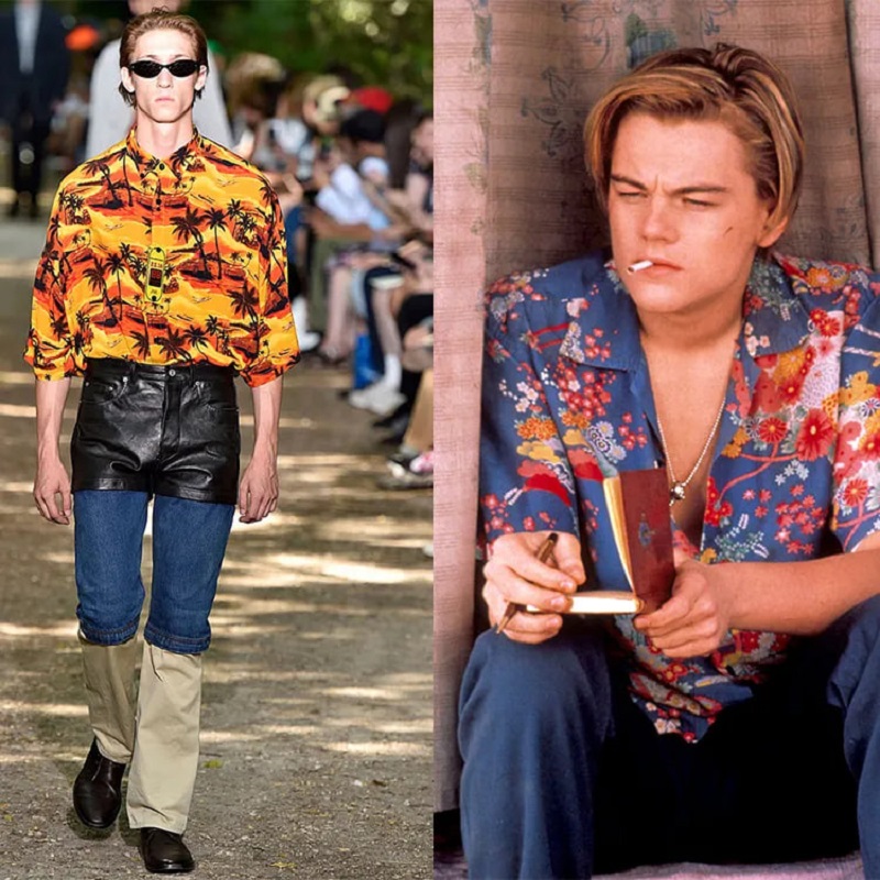 Leonardo DiCaprio wears hawaiian shirts celebrity wears hawaiian shirts 5