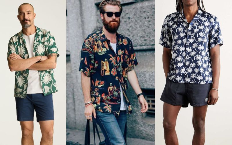 style hawaiian shirt with jeans and pants