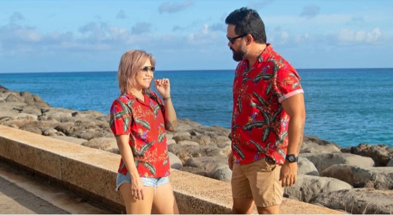 matching hawaiian shirt for couple matching hawaiian shirt for couple at the hawaii party
