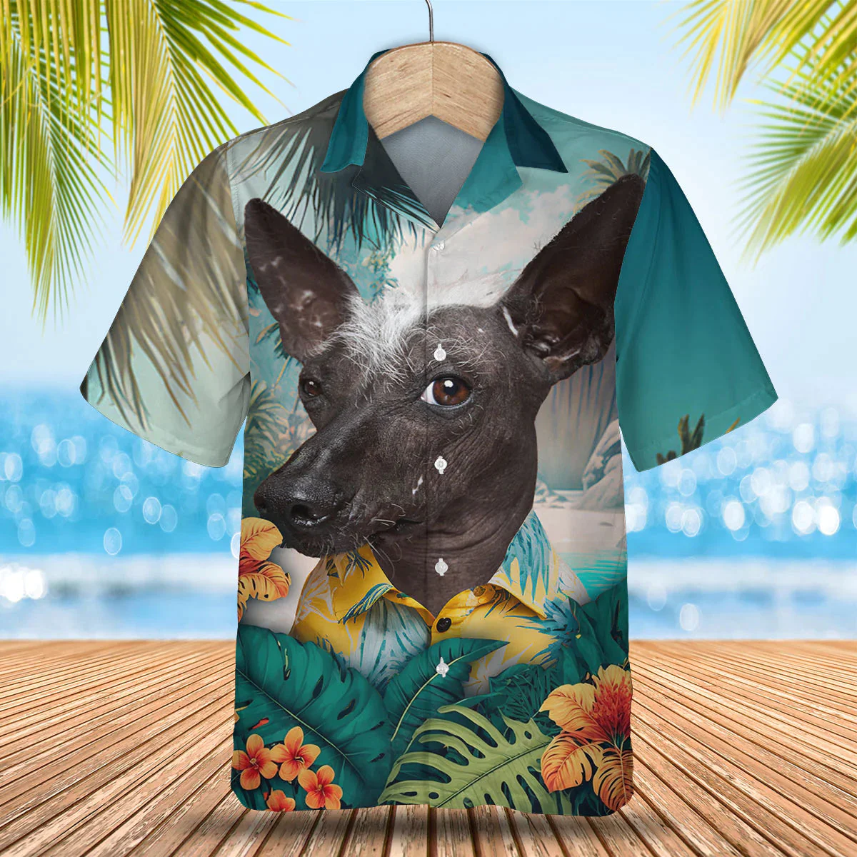 Xoloitzcuintl 3D Trendy Hawaiian Shirt, Dog Lover Trendy Hawaiian Shirt, Summer Trendy Hawaiian Shirt For Men And Women