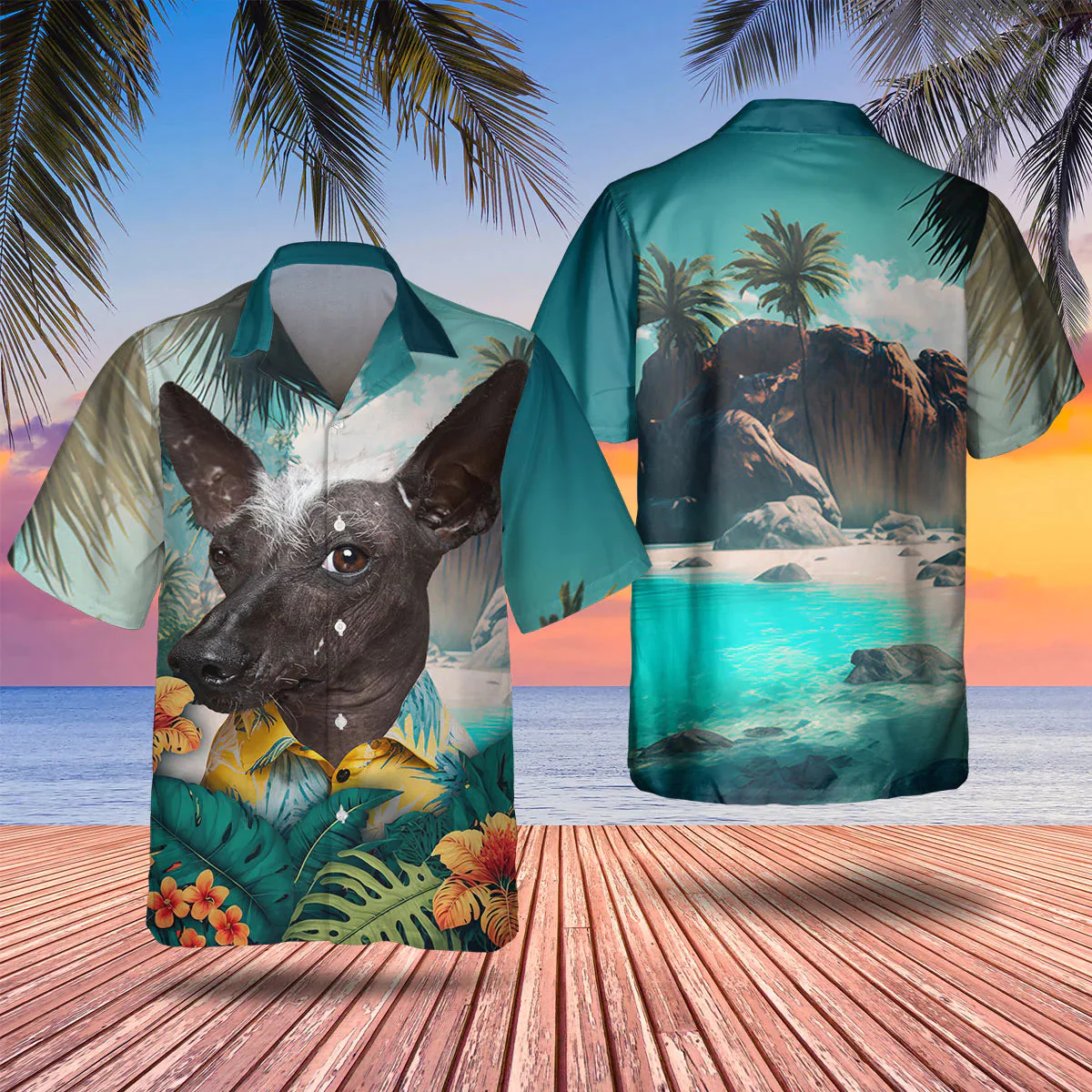 Xoloitzcuintl 3D Trendy Hawaiian Shirt, Dog Lover Trendy Hawaiian Shirt, Summer Trendy Hawaiian Shirt For Men And Women Xoloitzcuintl 3D Trendy Hawaiian Shirt, Dog Lover Trendy Hawaiian Shirt, Summer Trendy Hawaiian Shirt For Men And Women