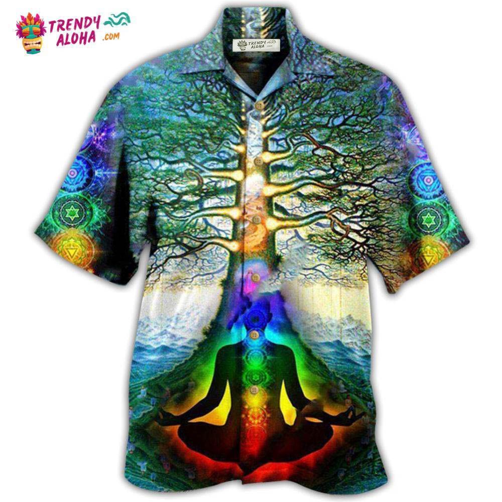 Yoga Peace Comes From Inside Tree Of Life Hawaiian Shirt – Trendy Aloha