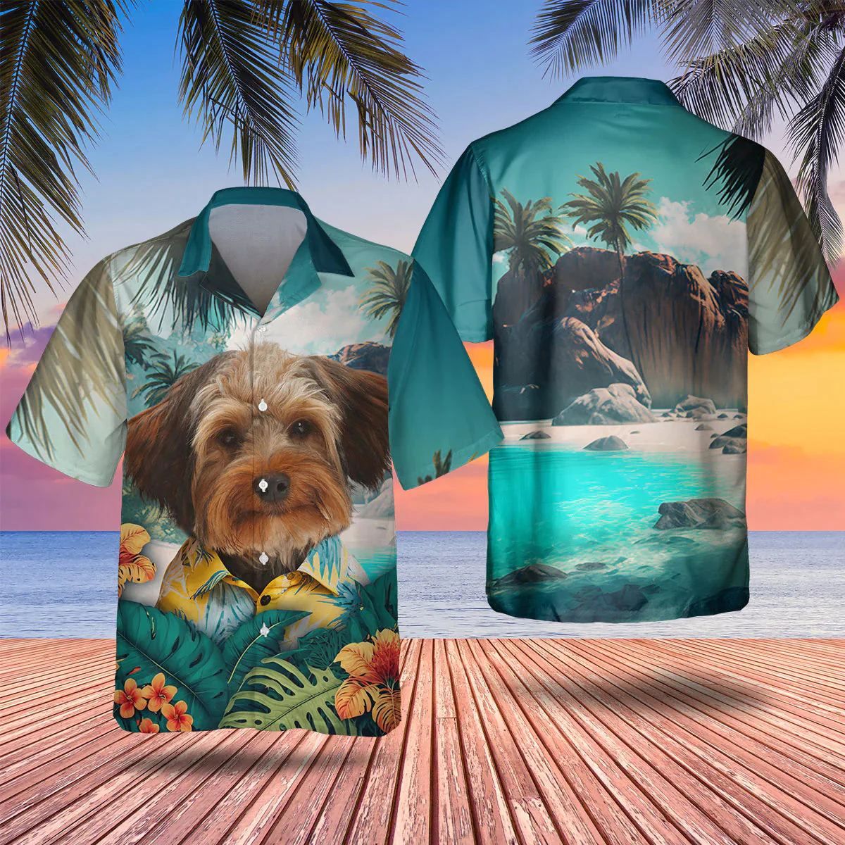 Yorkipoo 3D Trendy Hawaiian Shirt, Dog Lover Trendy Hawaiian Shirt, Summer Trendy Hawaiian Shirt For Men And Women Yorkipoo 3D Trendy Hawaiian Shirt, Dog Lover Trendy Hawaiian Shirt, Summer Trendy Hawaiian Shirt For Men And Women