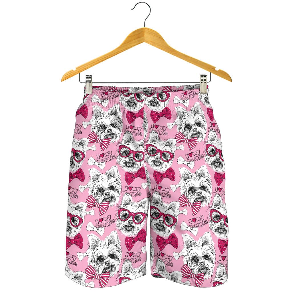 Yorkshire Terrier Pattern Print Design 03 For Men Women Kid Shorts