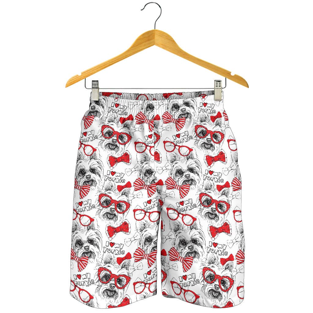 Yorkshire Terrier Pattern Print Design 04 For Men Women Kid Shorts