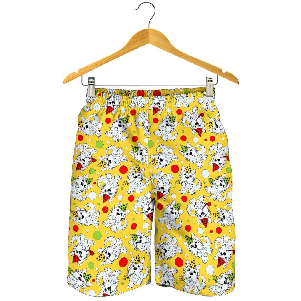 Yorkshire Terrier Pattern Print Design 05 For Men Women Kid Shorts