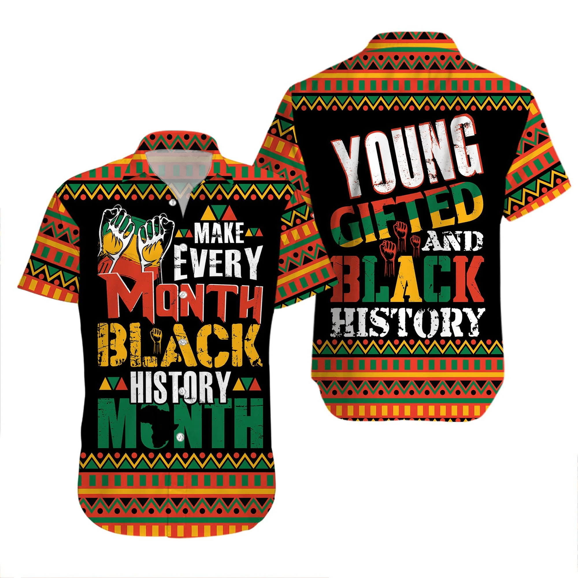 Young Gift And Black History Trendy Hawaiian Shirt For