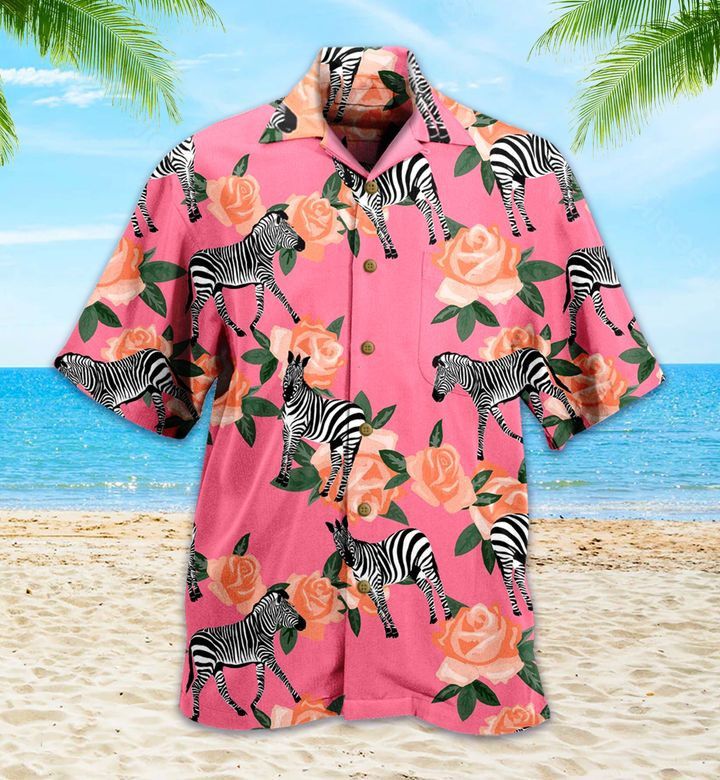 Caribou Hawaiian Zebra Shirt