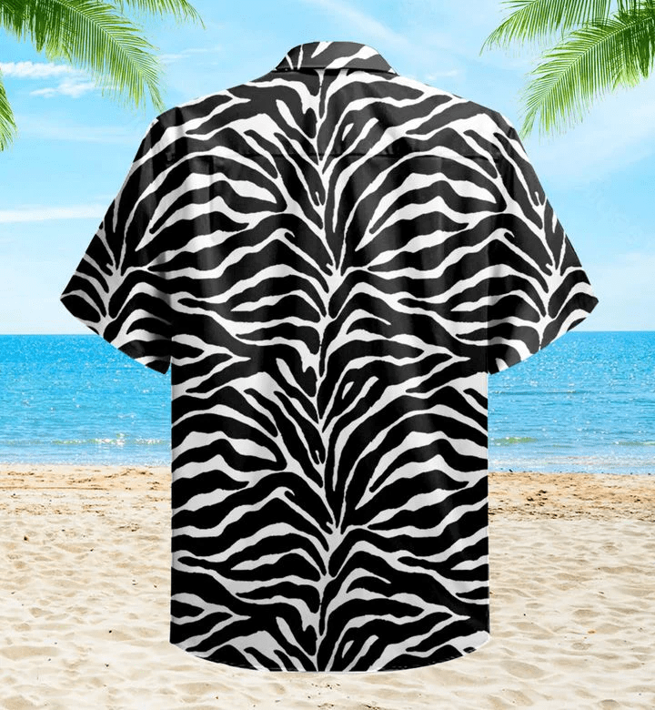 Zebra Trendy Hawaiian Shirt 3D