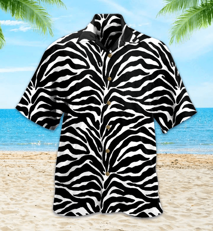 Zebra Trendy Hawaiian Shirt 3D Zebra Trendy Hawaiian Shirt 3D