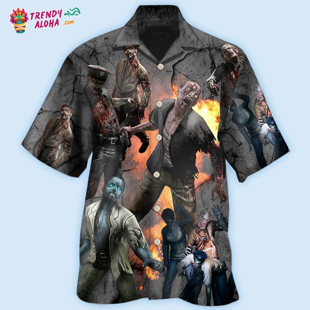 Zombie Apocalypse Hawaiian Shirt – Trendy Aloha