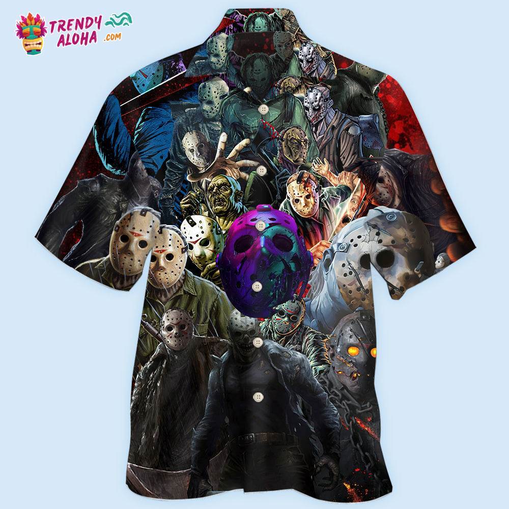 Zombie Seiral Killers Jason Zombie Hawaiian Shirt – Trendy Aloha