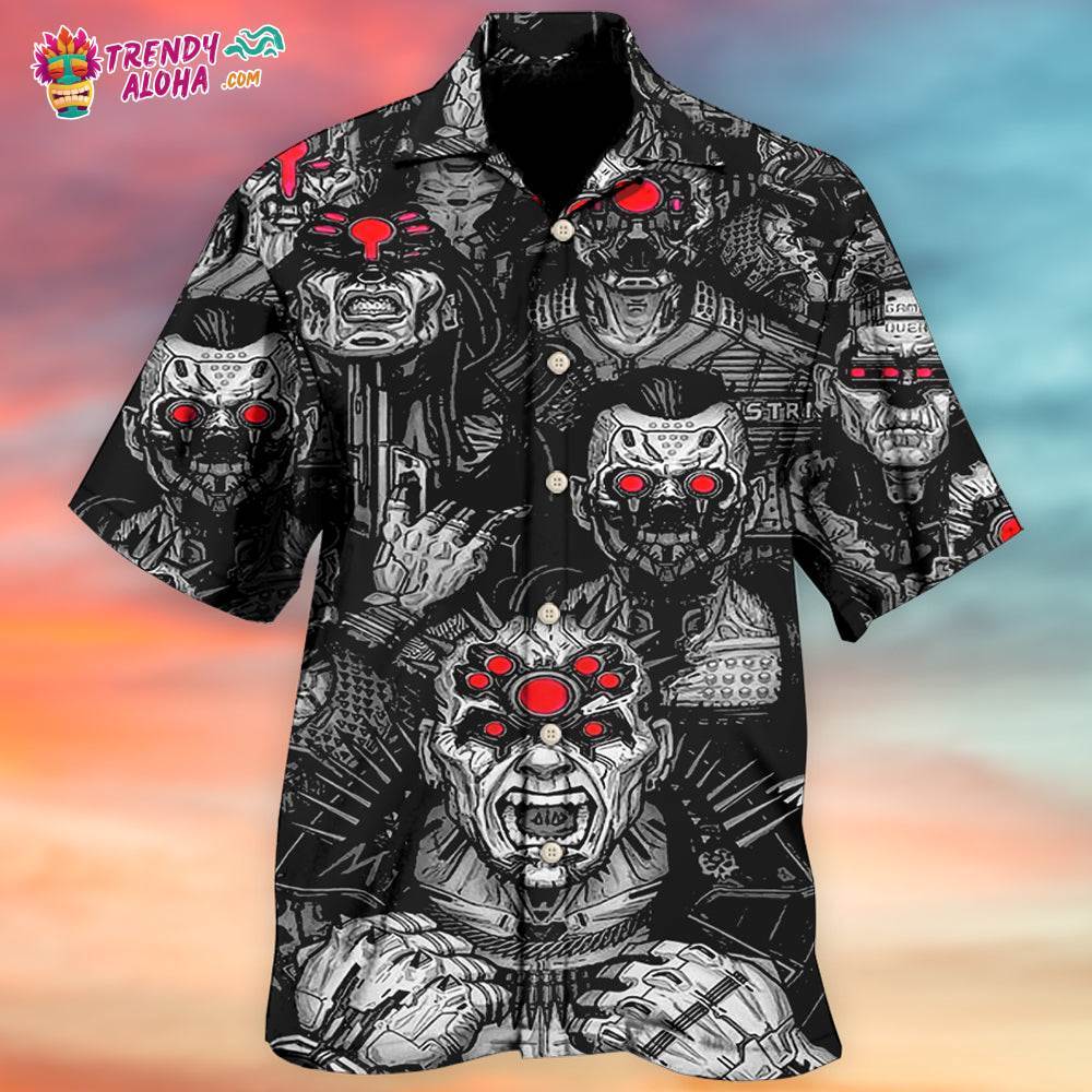 Zombie Will Work For Your Brains Hawaiian Shirt – Trendy Aloha